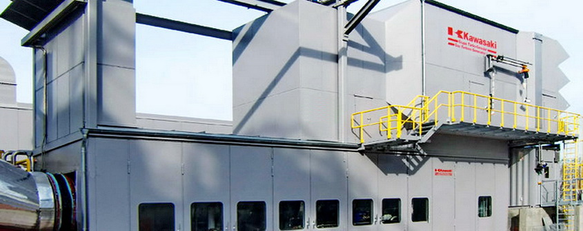 Kawasaki gas turbine unit of GPB 180D type